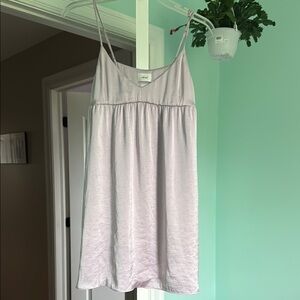 Aritzia Wilfred Lover Satin Mini Dress